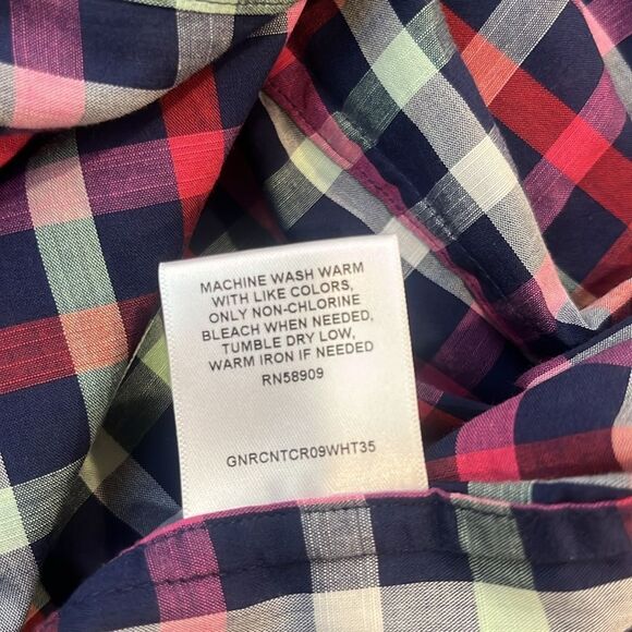 NWOT Cremieux classics plaid button down shirt - Picture 7 of 8
